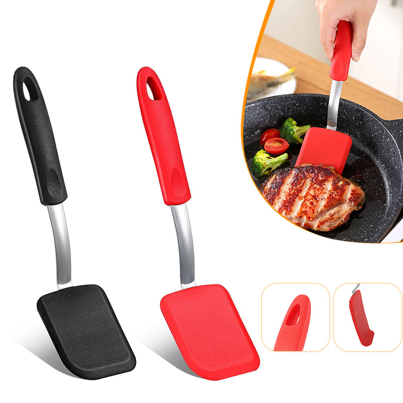 Okonomiyaki Spatula - 실리콘 쿠키 주걱 터너 Nonstick 미니