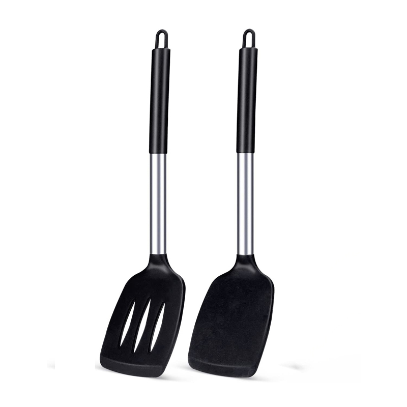 2Pcs 실리콘 주걱 세트 내열성 Nonstick 스테 - Okonomiyaki Spatula 리뷰 및 가격