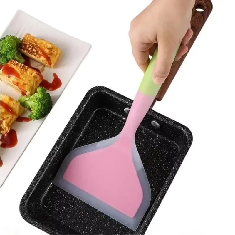 무작위 컬러 팬케이크 주걱 실리콘 고온 방지 쇠고기 고 - Okonomiyaki Spatula 리뷰 및 가격