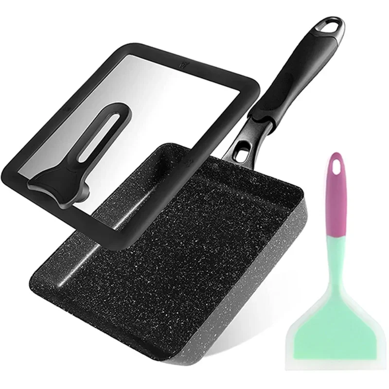 일본식 오믈렛 팬/타마고야키 팬, 붙지 않는 직사각형  - Okonomiyaki Spatula 리뷰 및 가격