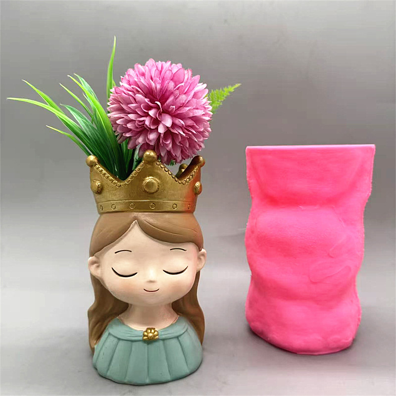 실리콘 몰드 동화 속 공주 화분 DIY 석고 레진 시멘 - Potsticker Mold 리뷰 및 가격